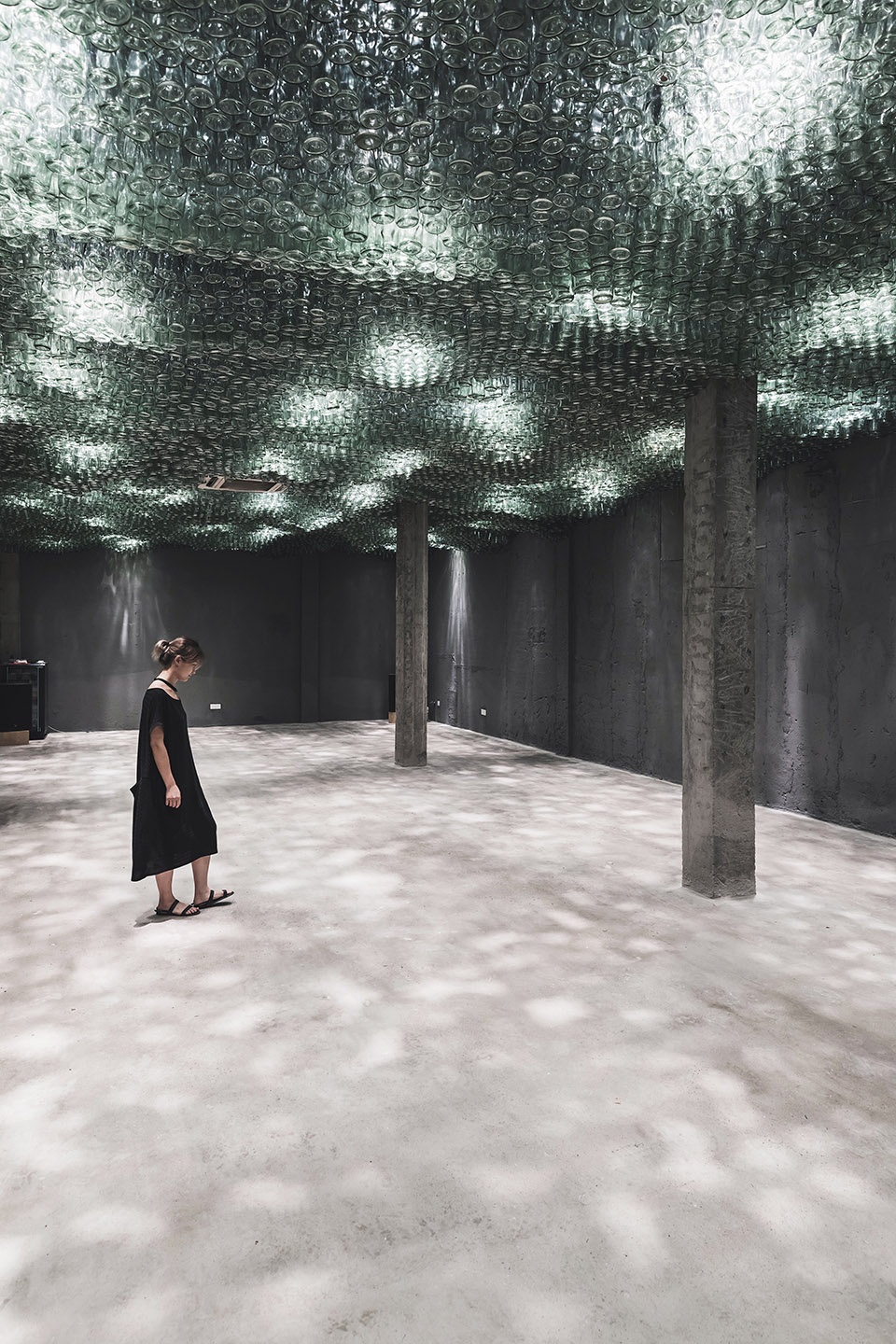 bottle space in jiangsu china by renaissance interior design