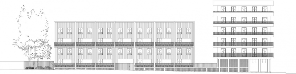 71 social housing units by mao architectes jtb architecture