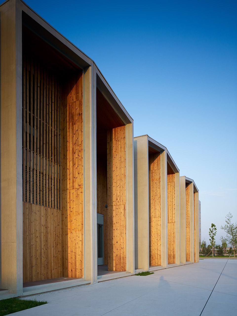 complex building of bucea new campus china by biad hu yue studio