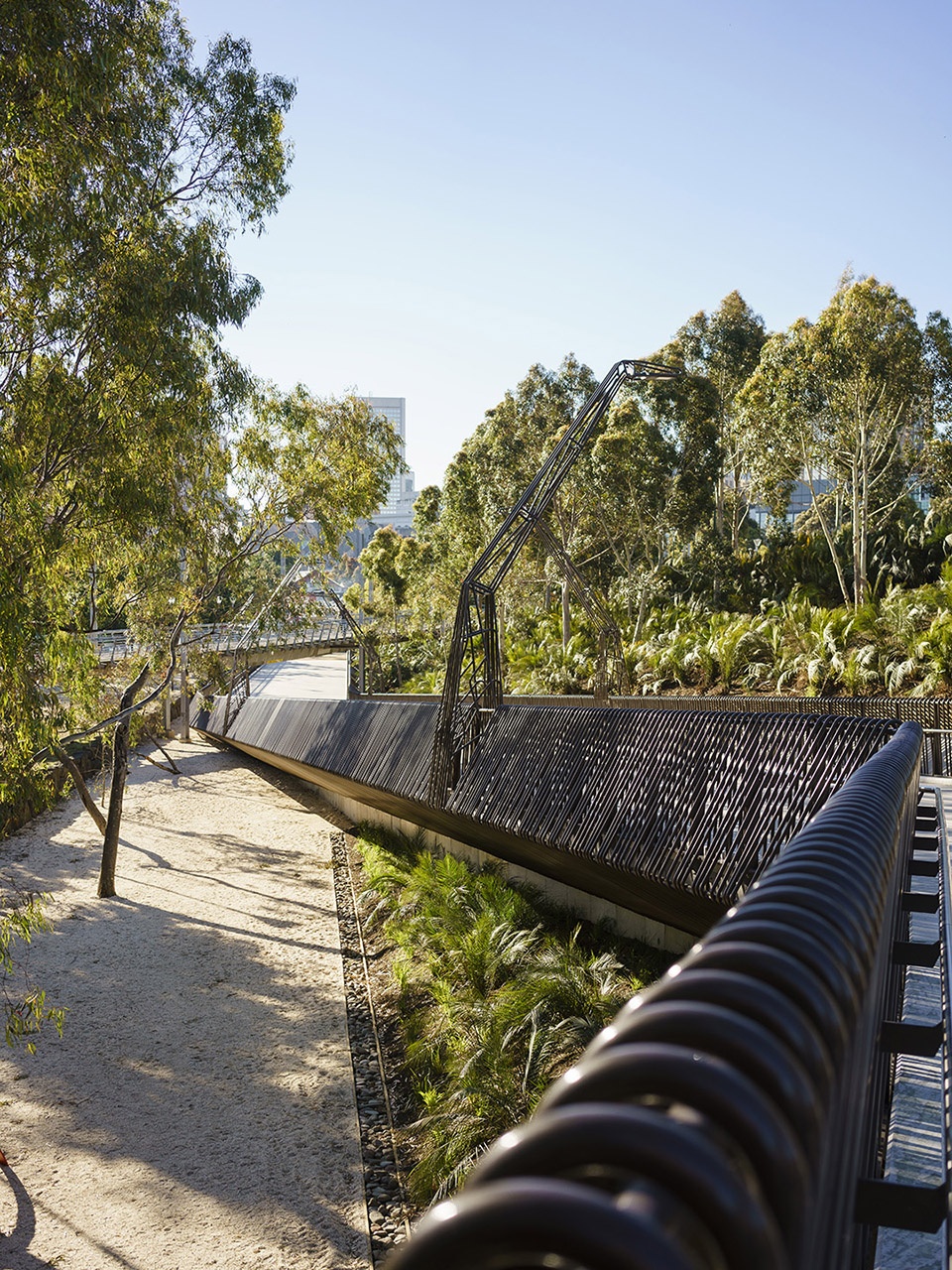 tanderrum pedestrian bridge by john wardle architects nadaaa