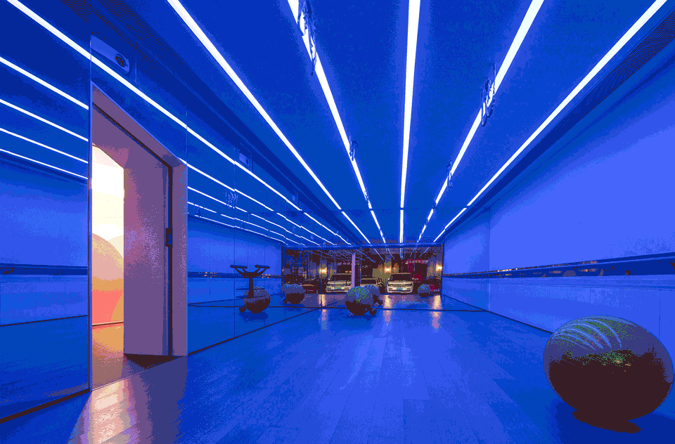fitsion fitness experience center china by deep concept