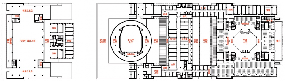 huaian urban plan museum library culture museum and art museum china by tjad