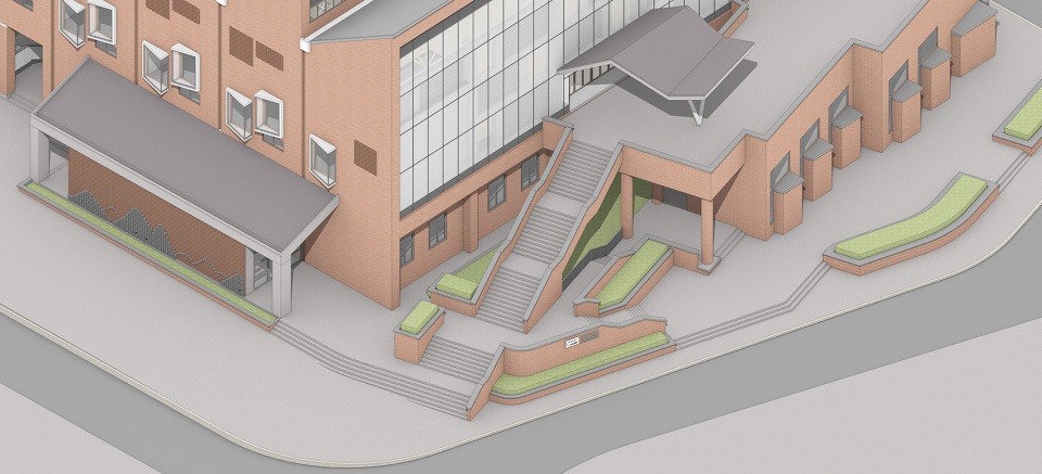 jinhong middle school gymnasium china by le architects