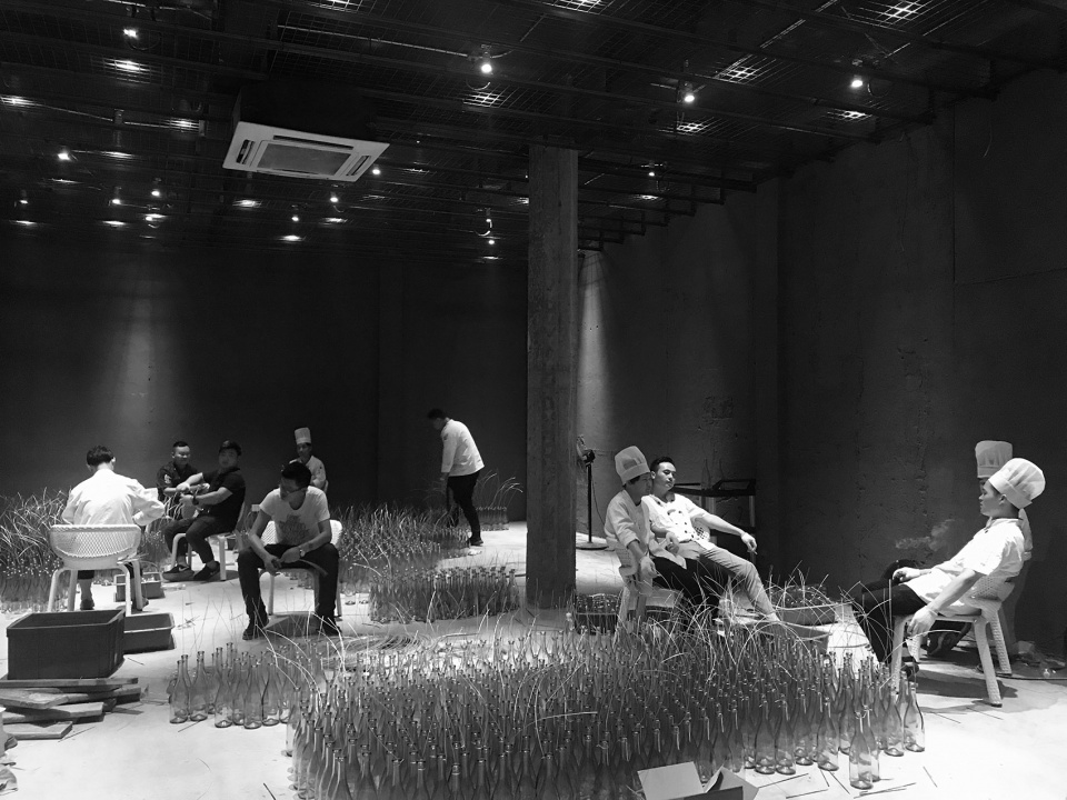 bottle space in jiangsu china by renaissance interior design