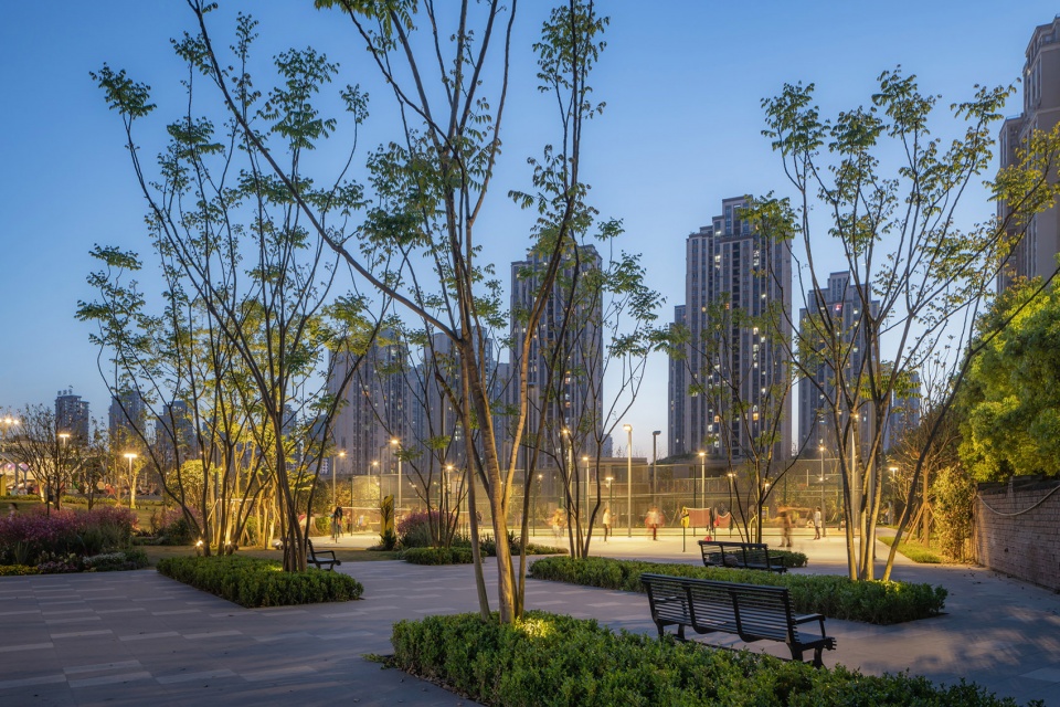 chongqing xinhu north sports culture park in china by gvl