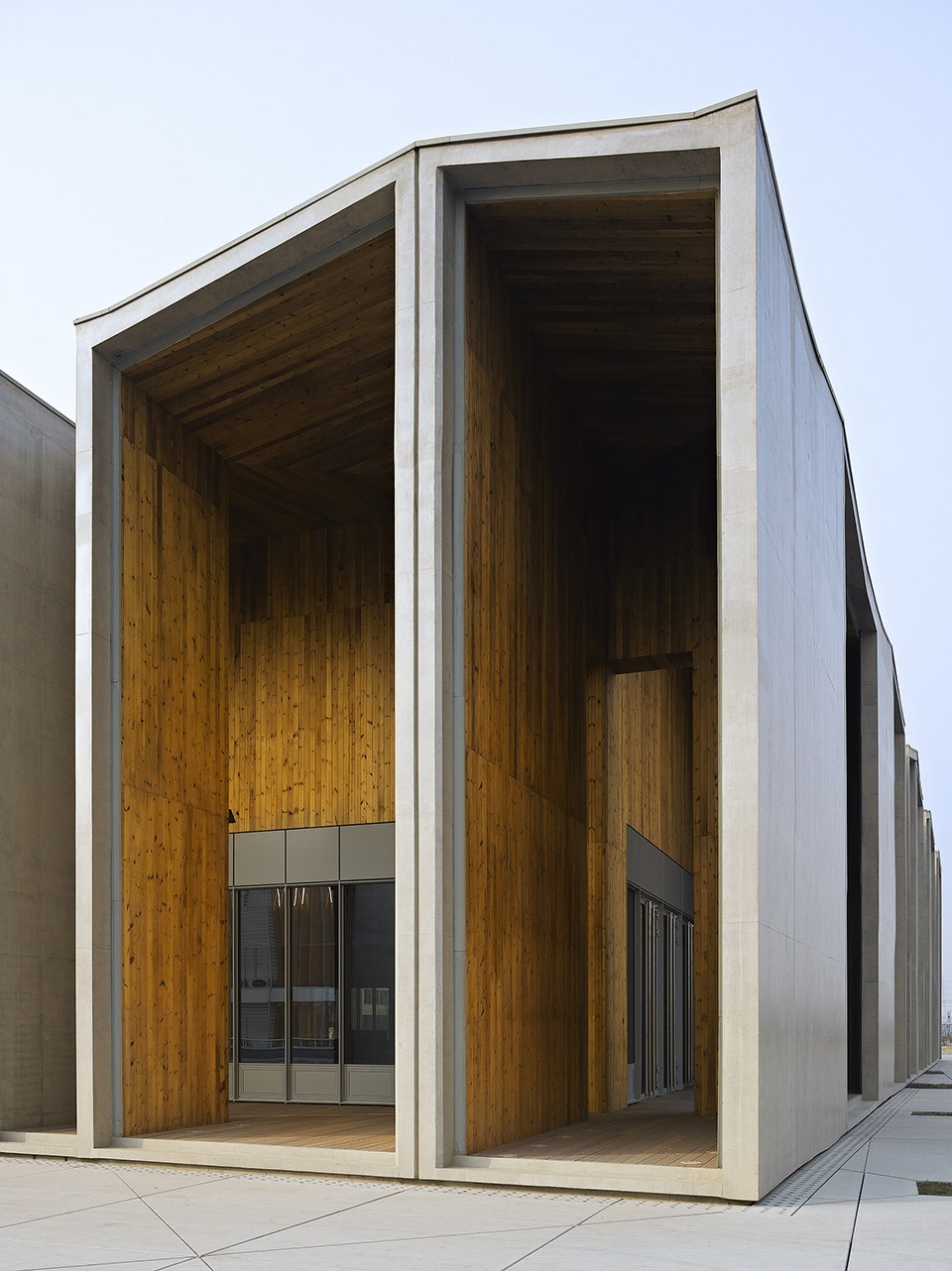 complex building of bucea new campus china by biad hu yue studio