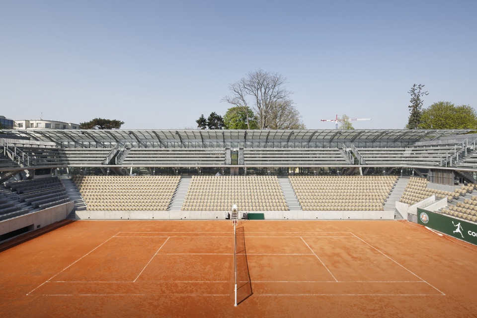 simonne mathieu tennis court by marc mimram