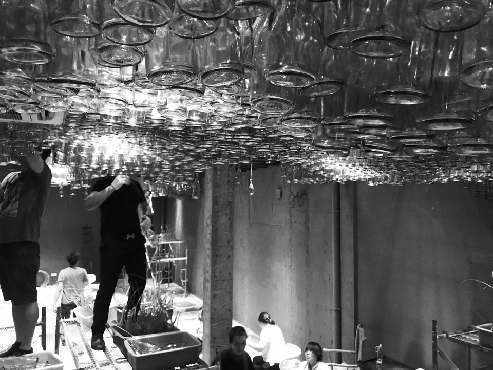 bottle space in jiangsu china by renaissance interior design