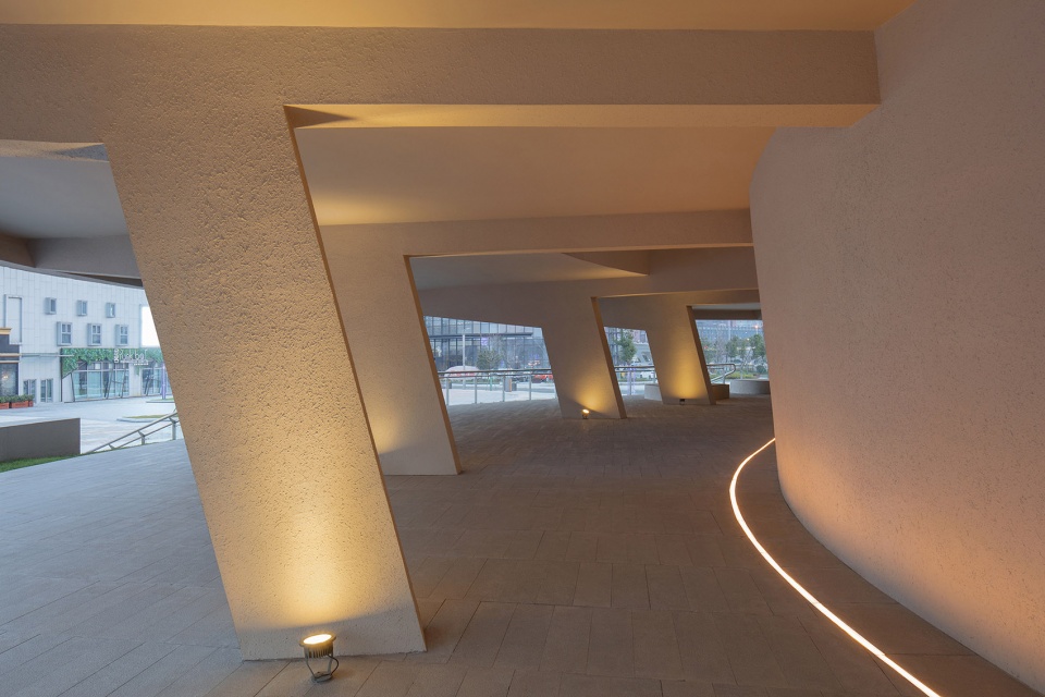 china light and textile city fashion show center china by z h design wau design
