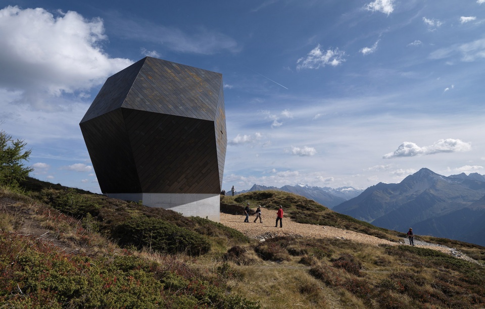 garnet chapel in penkenjoch by mario botta architetti