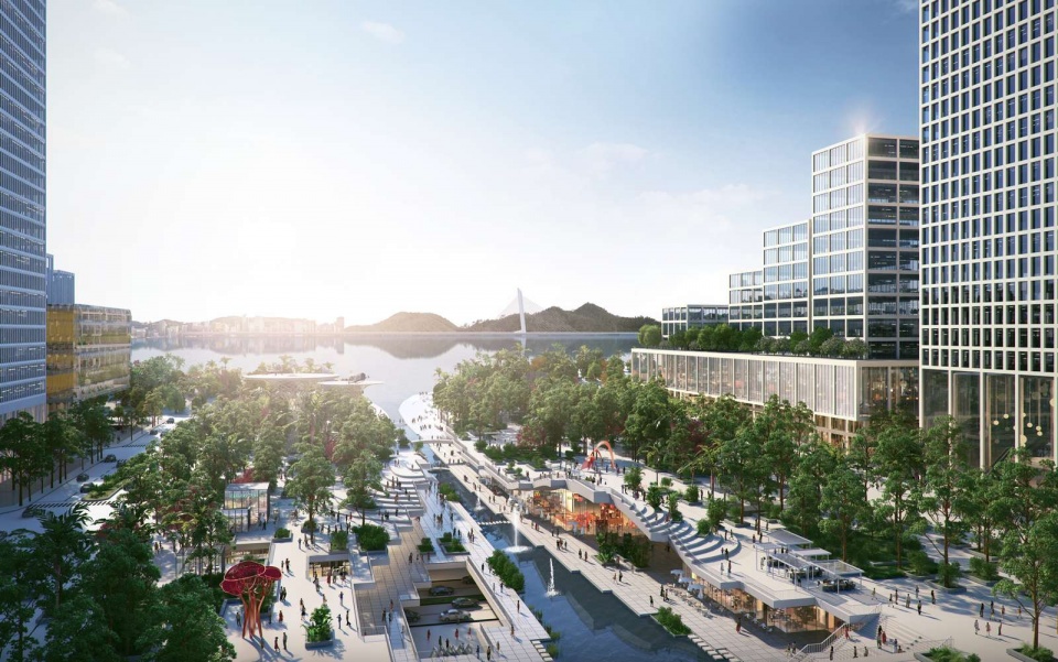 henning larsen wins major international competition for the design of shenzhen bay headquarters city in china