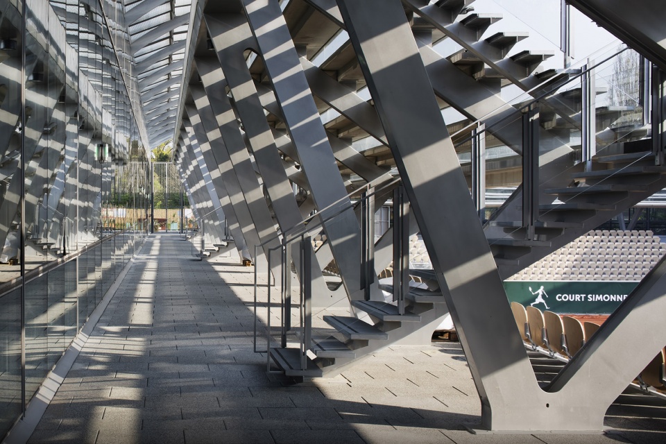 simonne mathieu tennis court by marc mimram