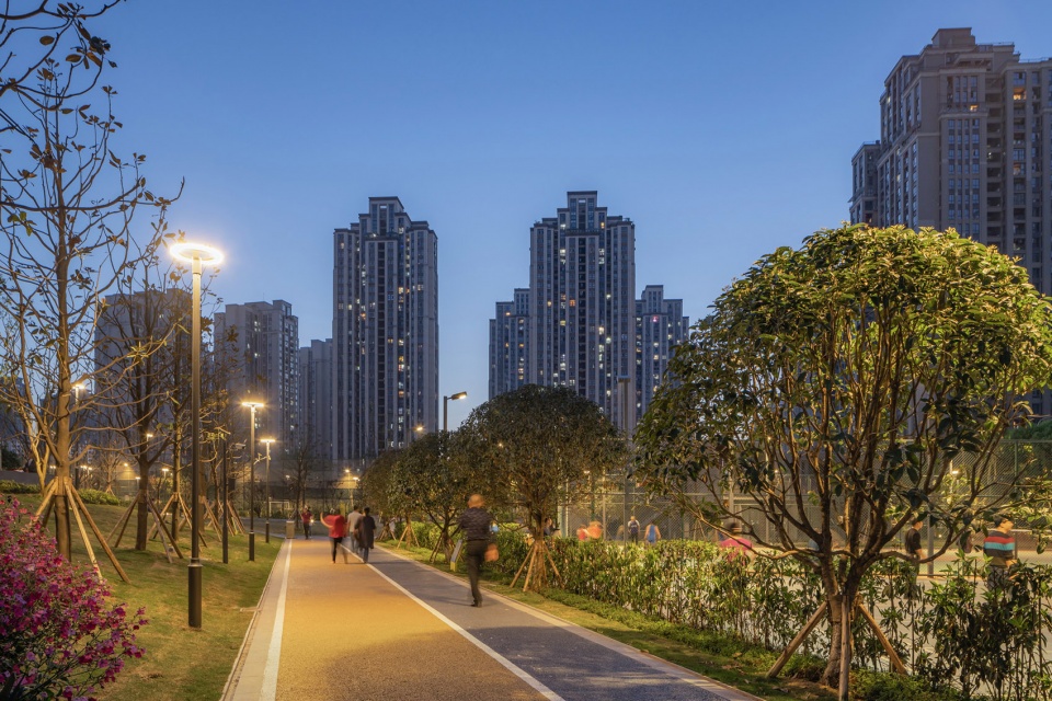 chongqing xinhu north sports culture park in china by gvl