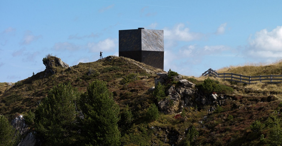 garnet chapel in penkenjoch by mario botta architetti