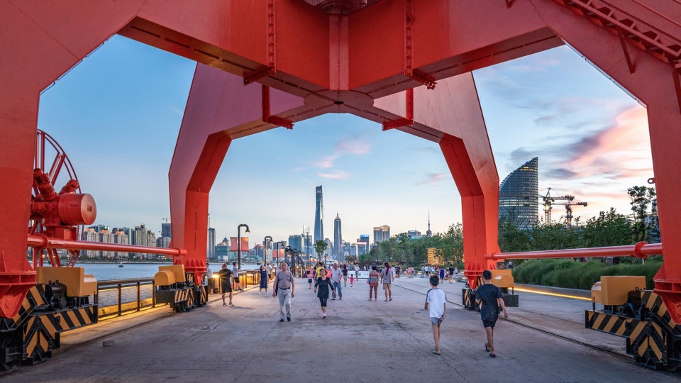 public space of yangpu riverfront south section phase ii china by daguan landscape design
