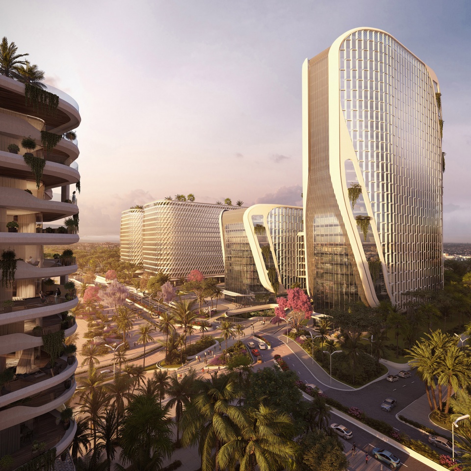 unstudio designs bangalores karle town centre masterplan a new innovation tech campus for india