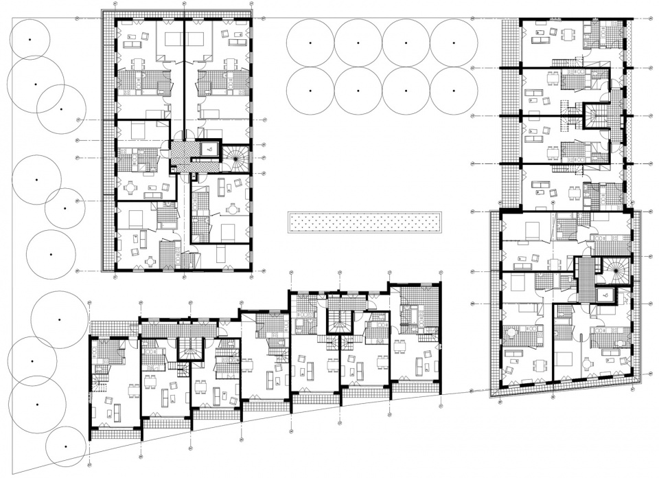 71 social housing units by mao architectes jtb architecture