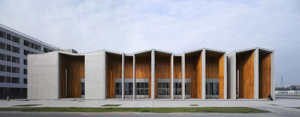 complex building of bucea new campus china by biad hu yue studio