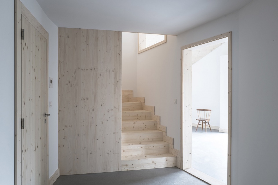 construction of a residential building a community space and a nursery in auvernier by frundgallina