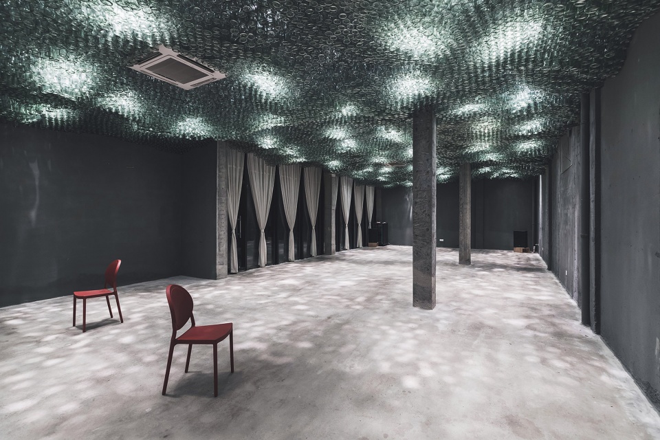 bottle space in jiangsu china by renaissance interior design