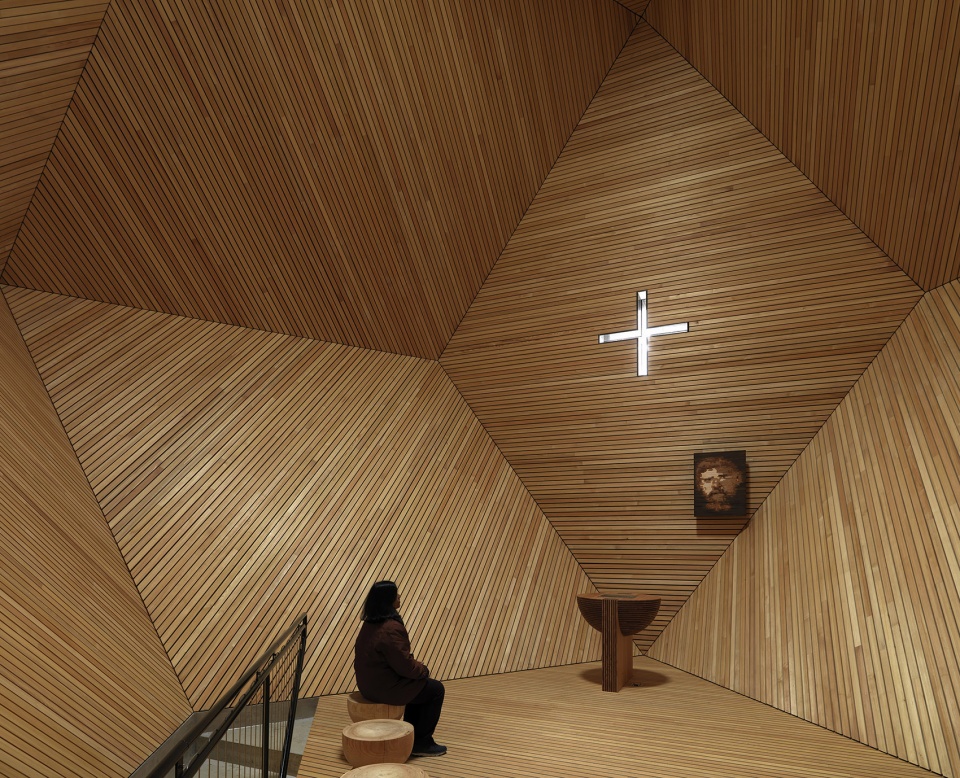 garnet chapel in penkenjoch by mario botta architetti