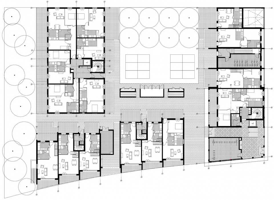 71 social housing units by mao architectes jtb architecture