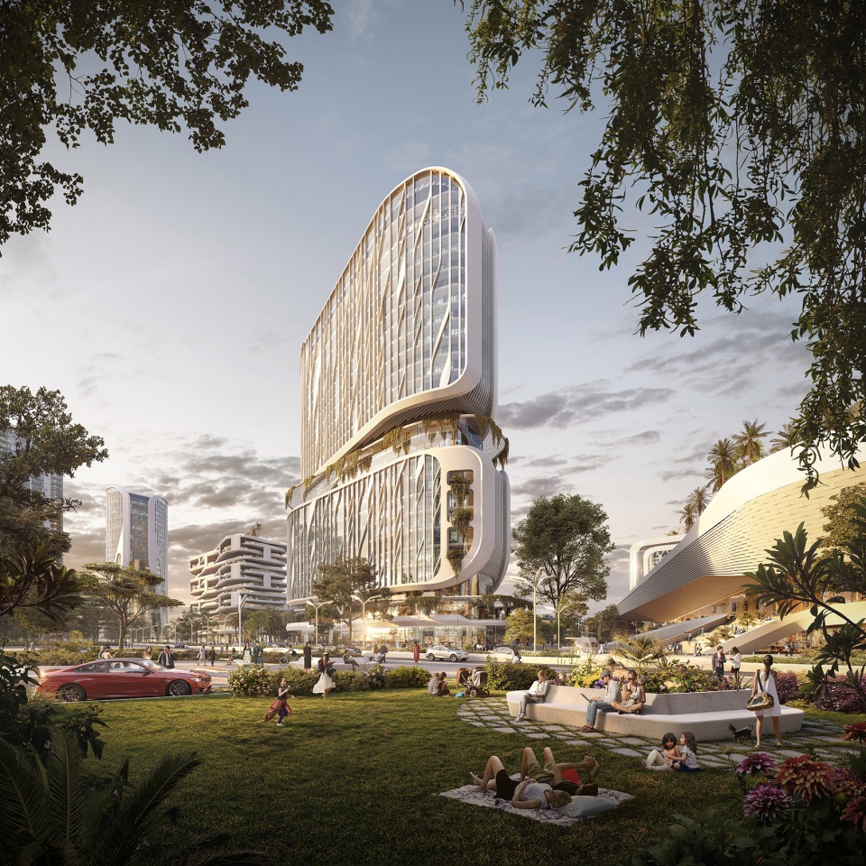 unstudio designs bangalores karle town centre masterplan a new innovation tech campus for india