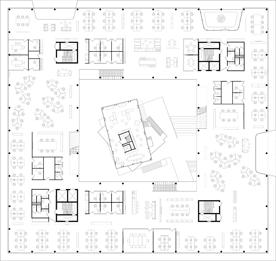 new asics emea headquarters by powerhouse company red company