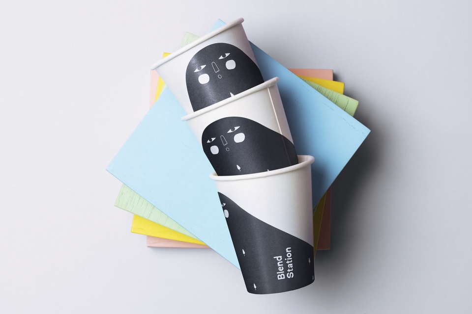 blend station branding by futura