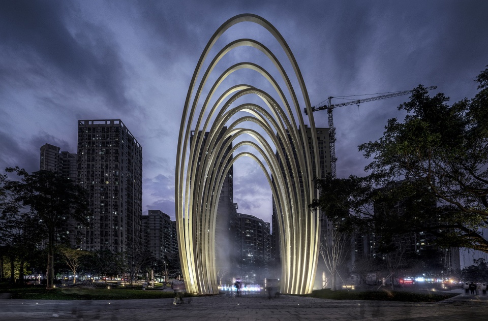 four square park china by elandscript studio
