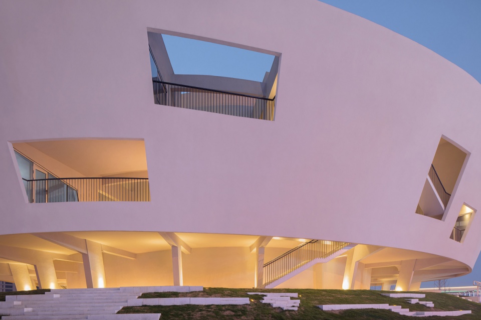 china light and textile city fashion show center china by z h design wau design