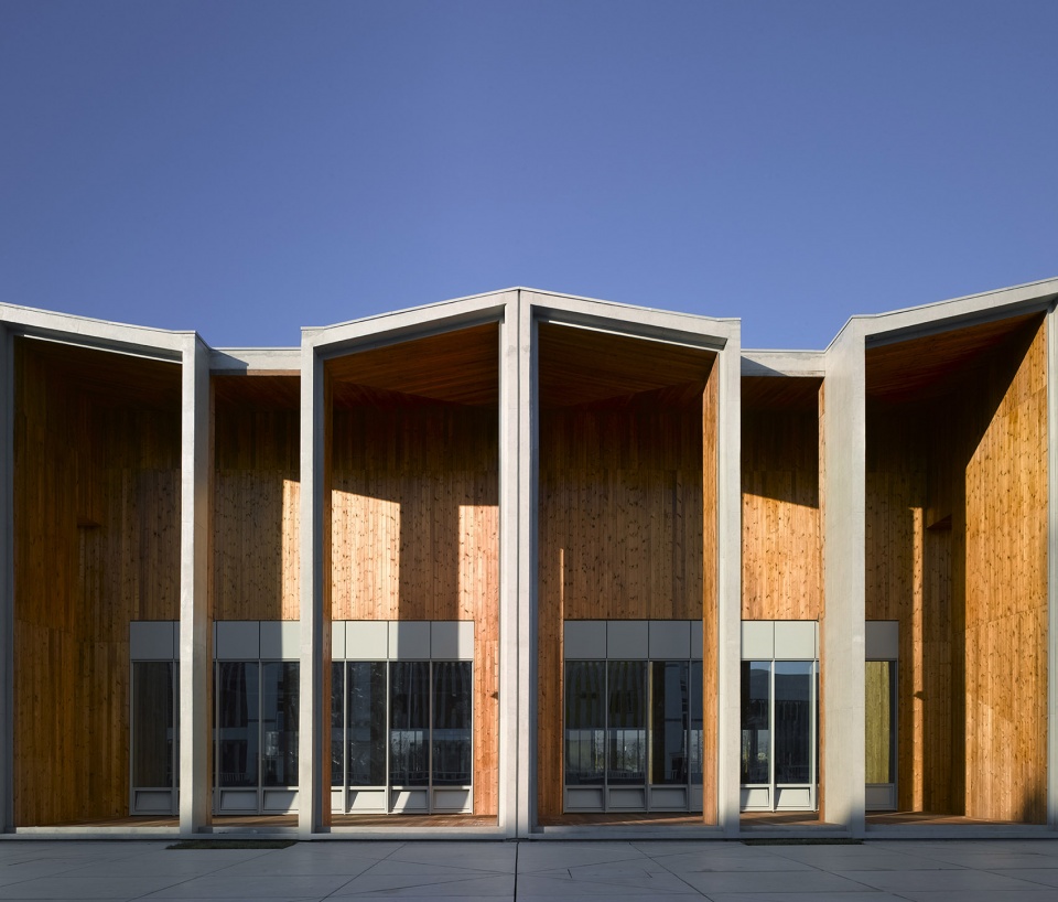 complex building of bucea new campus china by biad hu yue studio