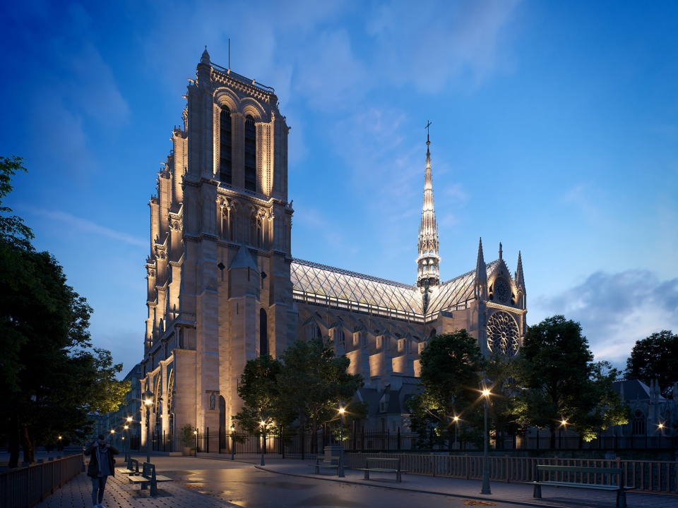 notre dame rebuild concept by miysis