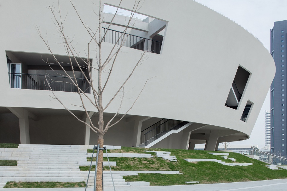 china light and textile city fashion show center china by z h design wau design