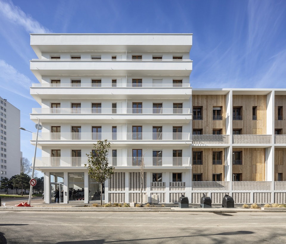71 social housing units by mao architectes jtb architecture