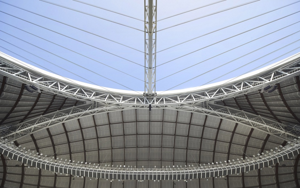 al janoub stadium in al wakrah by zaha hadid architects