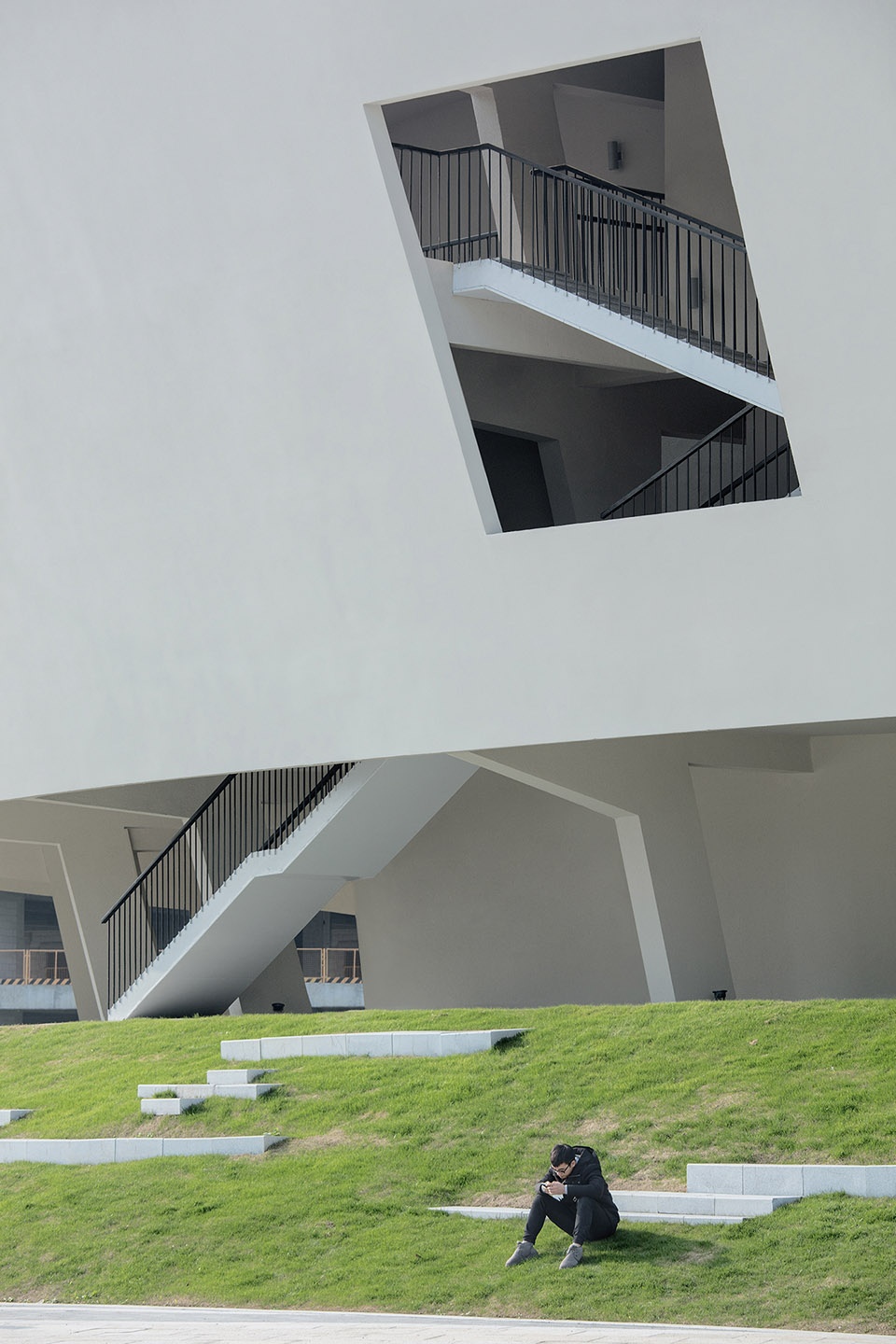 china light and textile city fashion show center china by z h design wau design