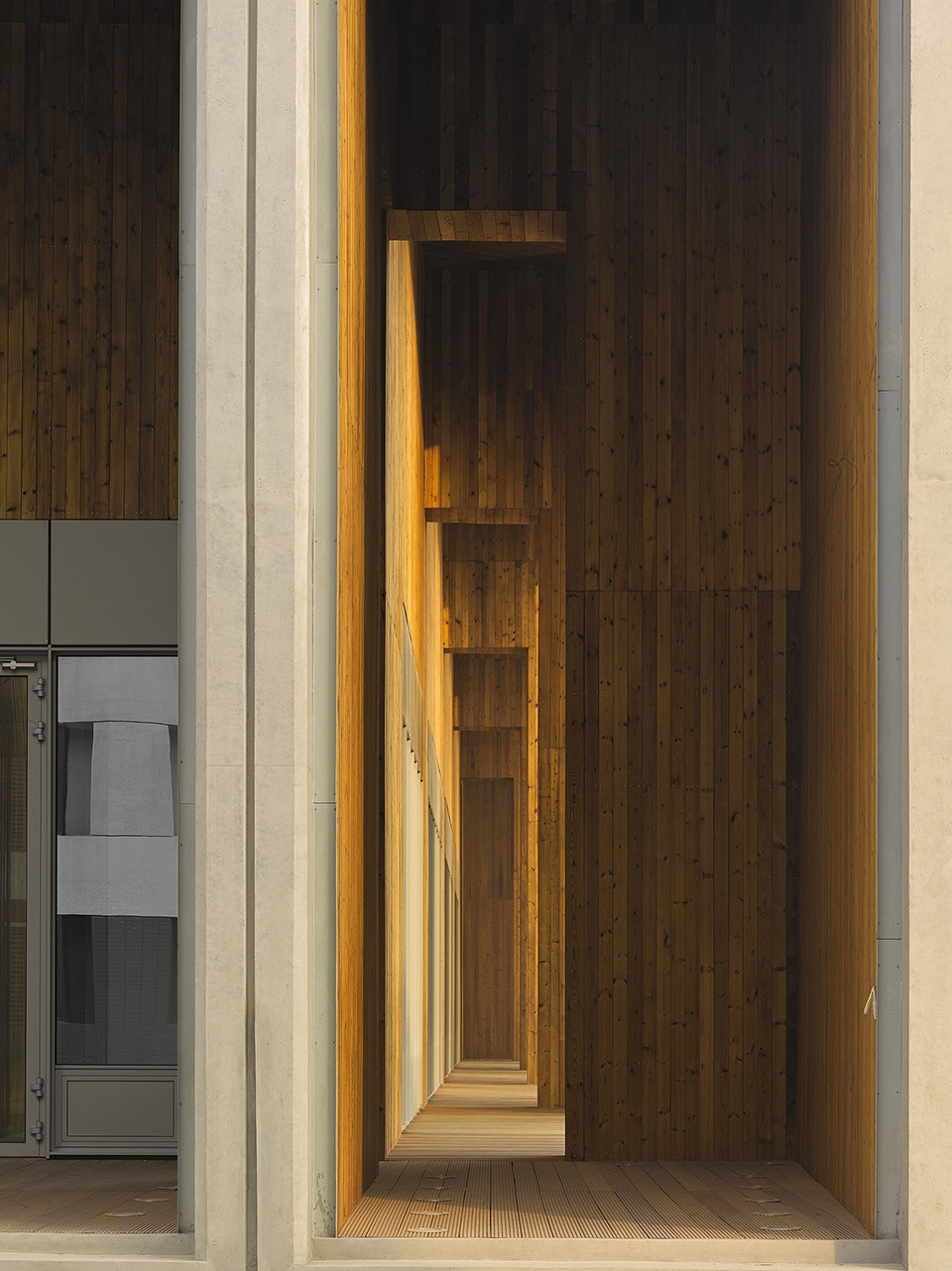 complex building of bucea new campus china by biad hu yue studio