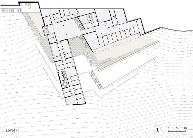 haifa university student center by chyutin architects