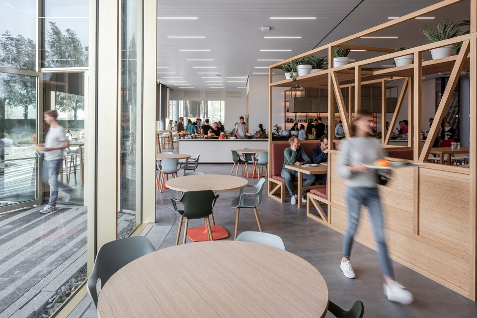 new asics emea headquarters by powerhouse company red company