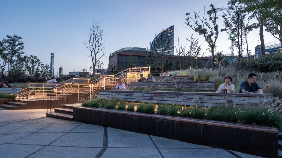 public space of yangpu riverfront south section phase ii china by daguan landscape design