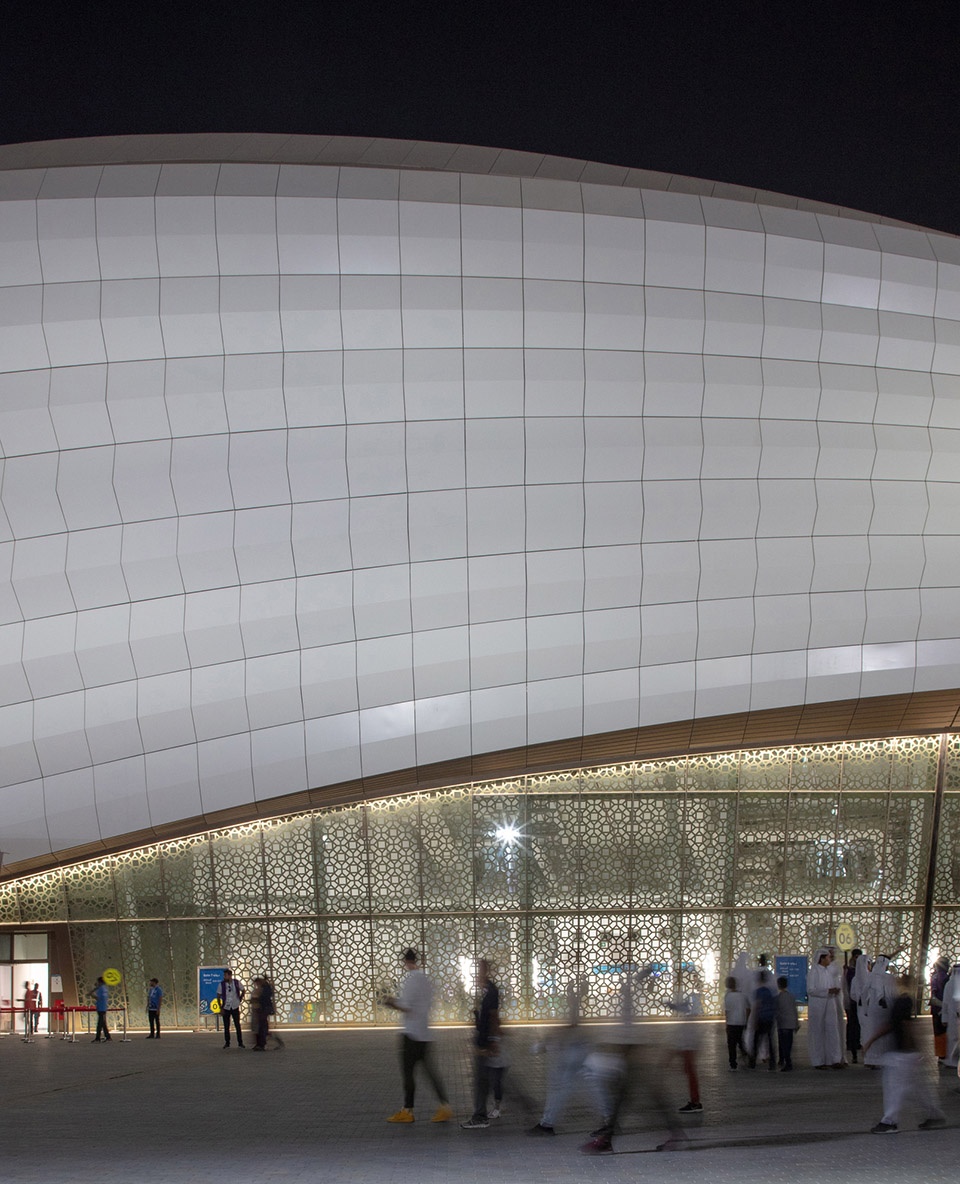 al janoub stadium in al wakrah by zaha hadid architects