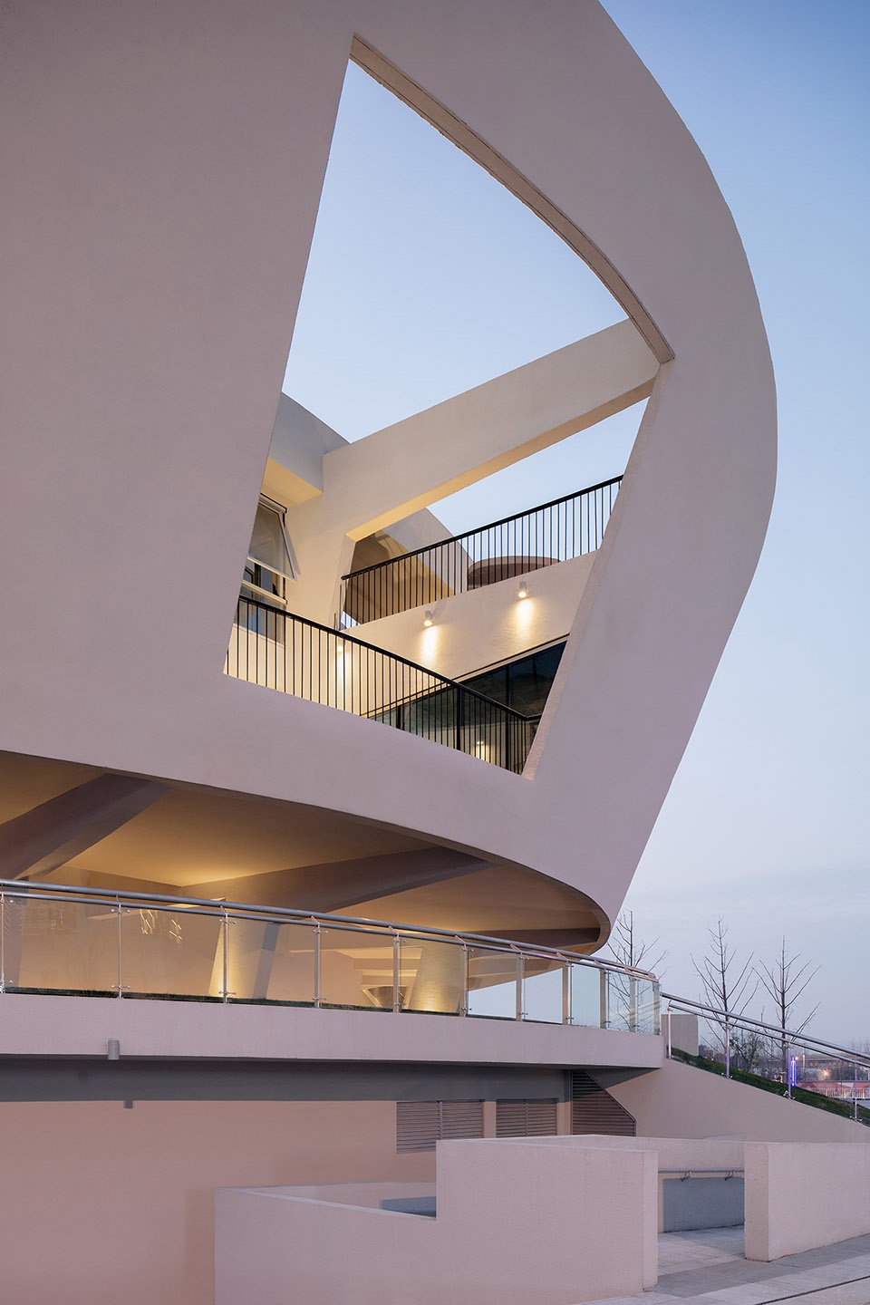 china light and textile city fashion show center china by z h design wau design