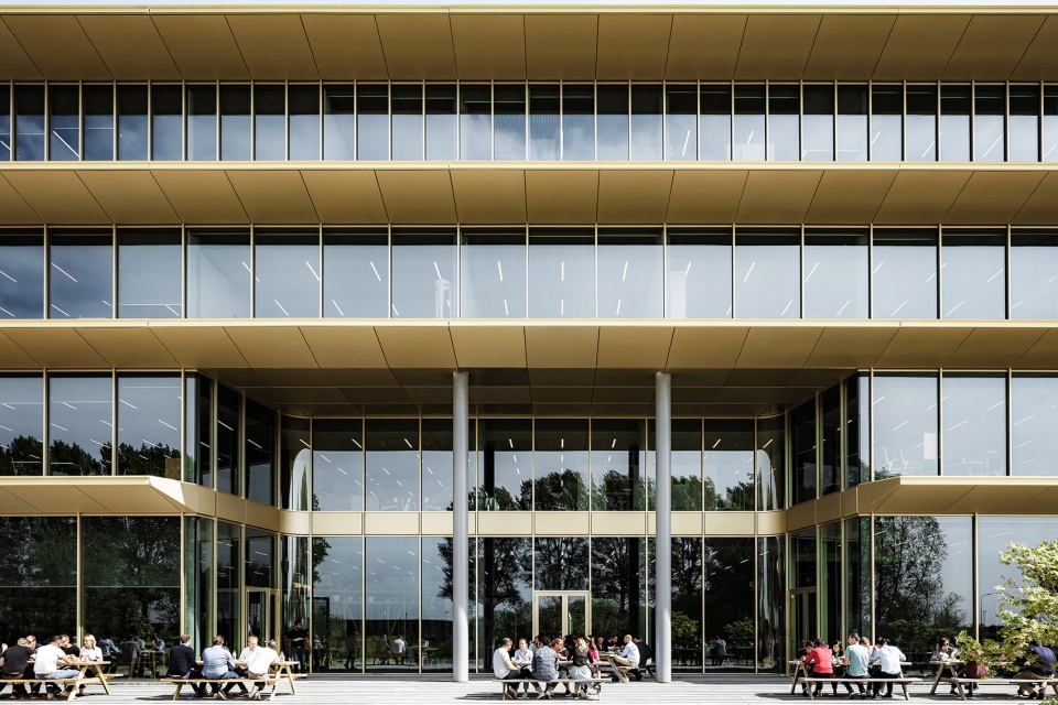 new asics emea headquarters by powerhouse company red company