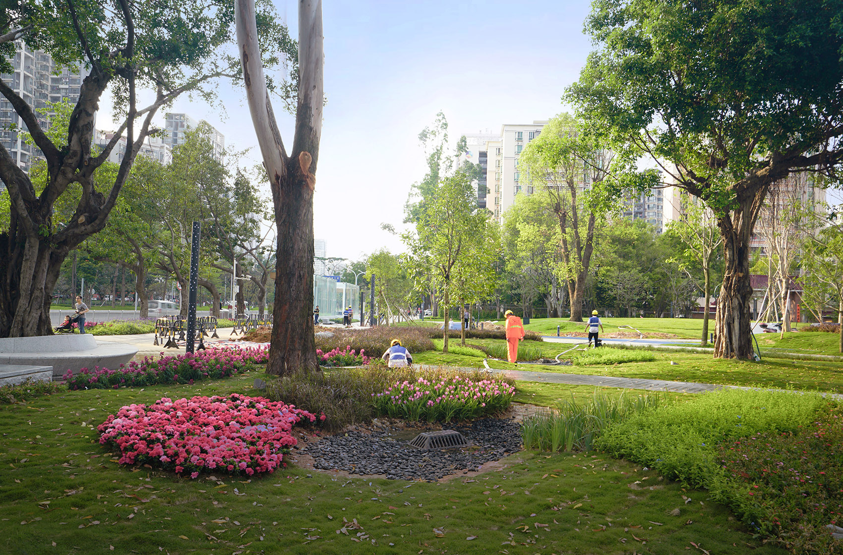 宝安中心区四季公园,深圳 / 译地事务所
