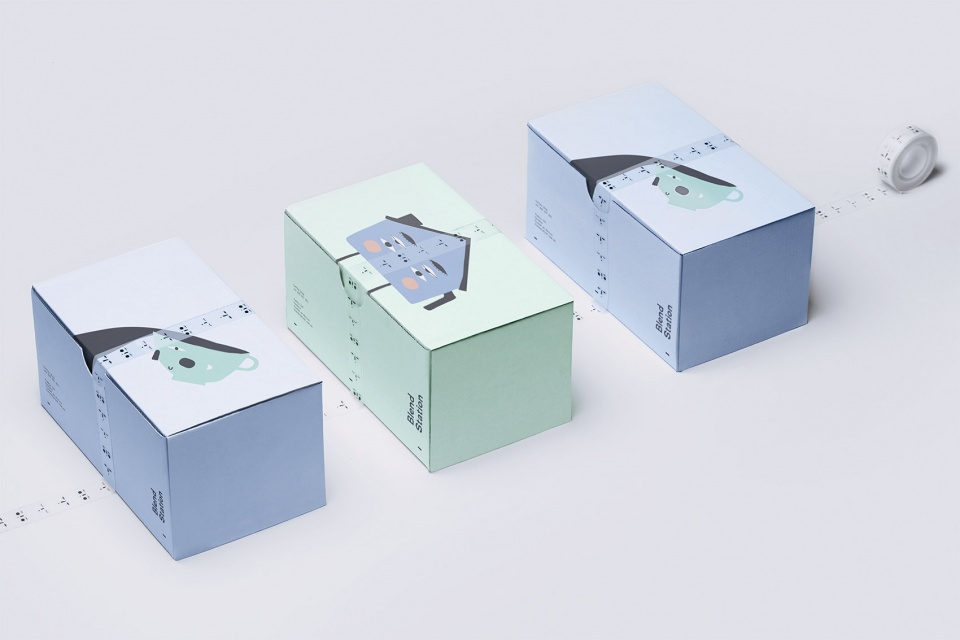 blend station branding by futura