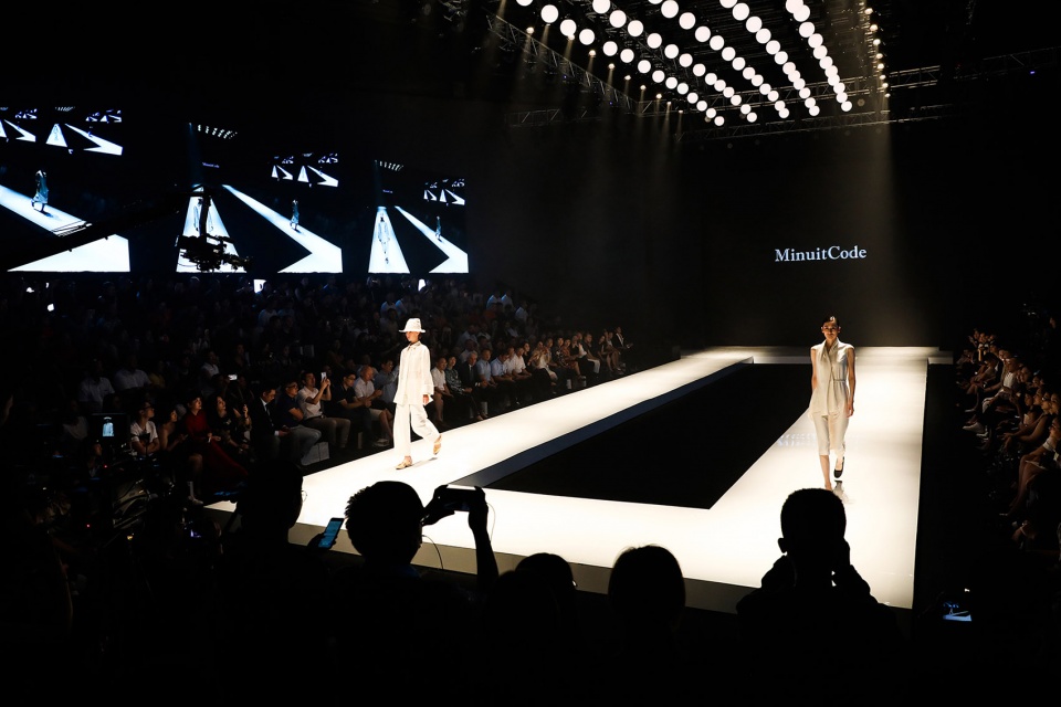 china light and textile city fashion show center china by z h design wau design