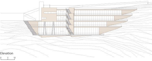 haifa university student center by chyutin architects
