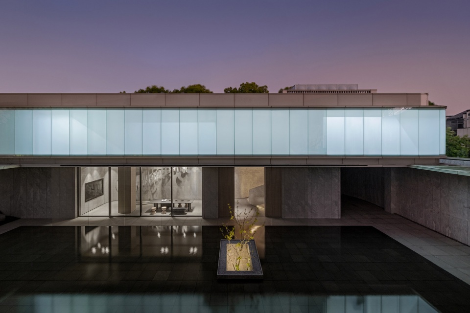 courtyard of suzhou stream villa change studio