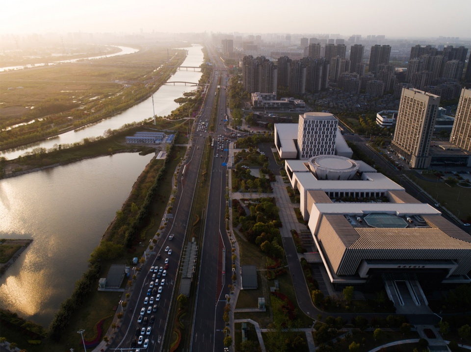 huaian urban plan museum library culture museum and art museum china by tjad